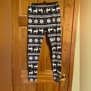 Christmas leggings size XL